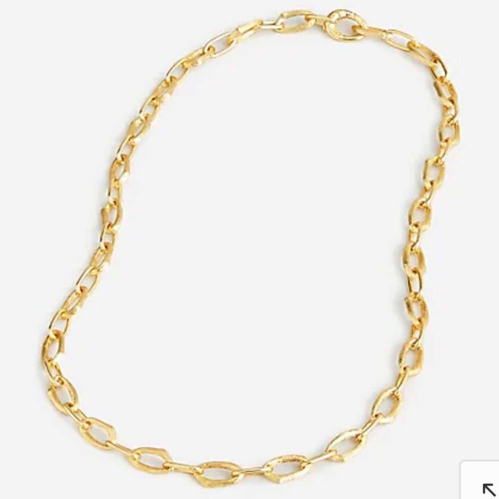 J. Crew Gold Link Chain Necklace